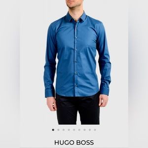 Hugo Boss Mens Long Sleeve Button Down Relaxed Shirt. NWT